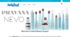 Desktop Screenshot of islandbeautysupply.com